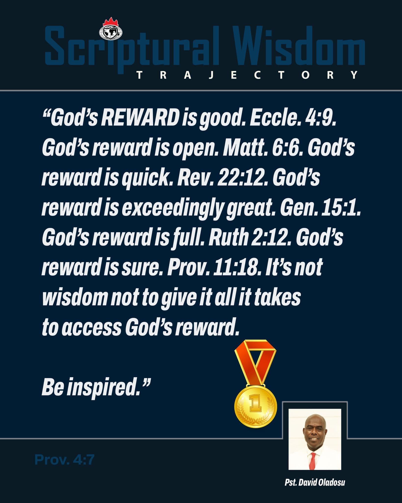 Day 133 - Proverbs 4:7