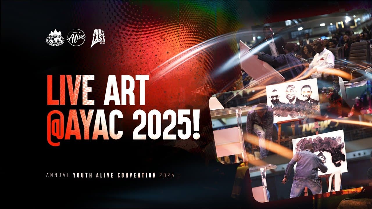 Incredible Live Art of Bishop David Oyedepo, Pastor David Jr & Pastor Steve Ogah | AYAC 2025